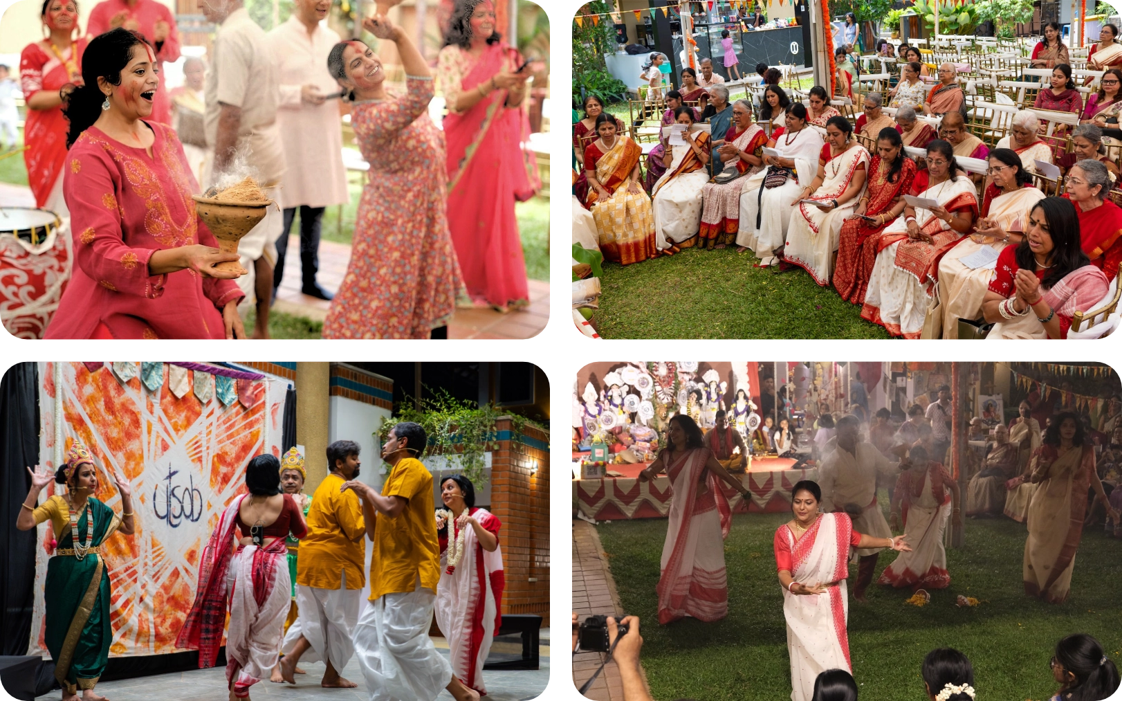 Durga Puja celebration at Malhar